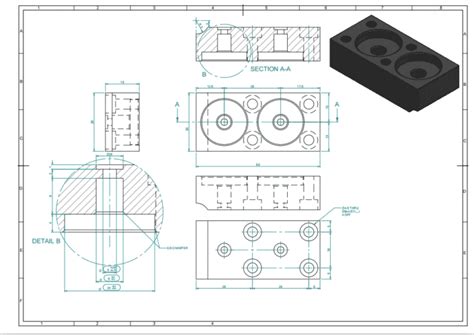 cnc machine drawing PDF